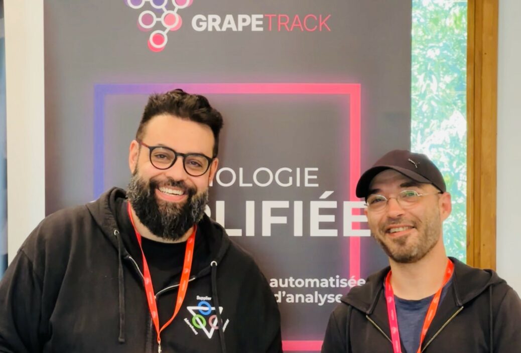 Daniel Beruben et Guillaume Marin sont les cofondateurs de GrapeTrack